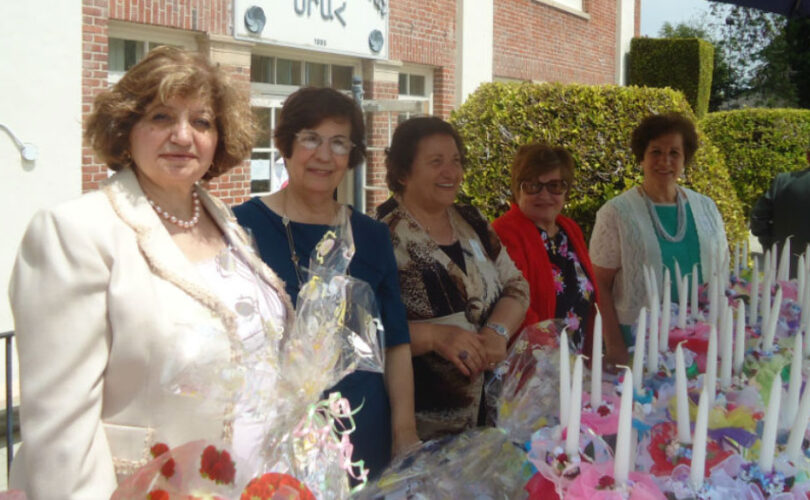 St. Mary's Armenian Apostolic Church Glendale, California. Ladies Guild during Palm Sunday.